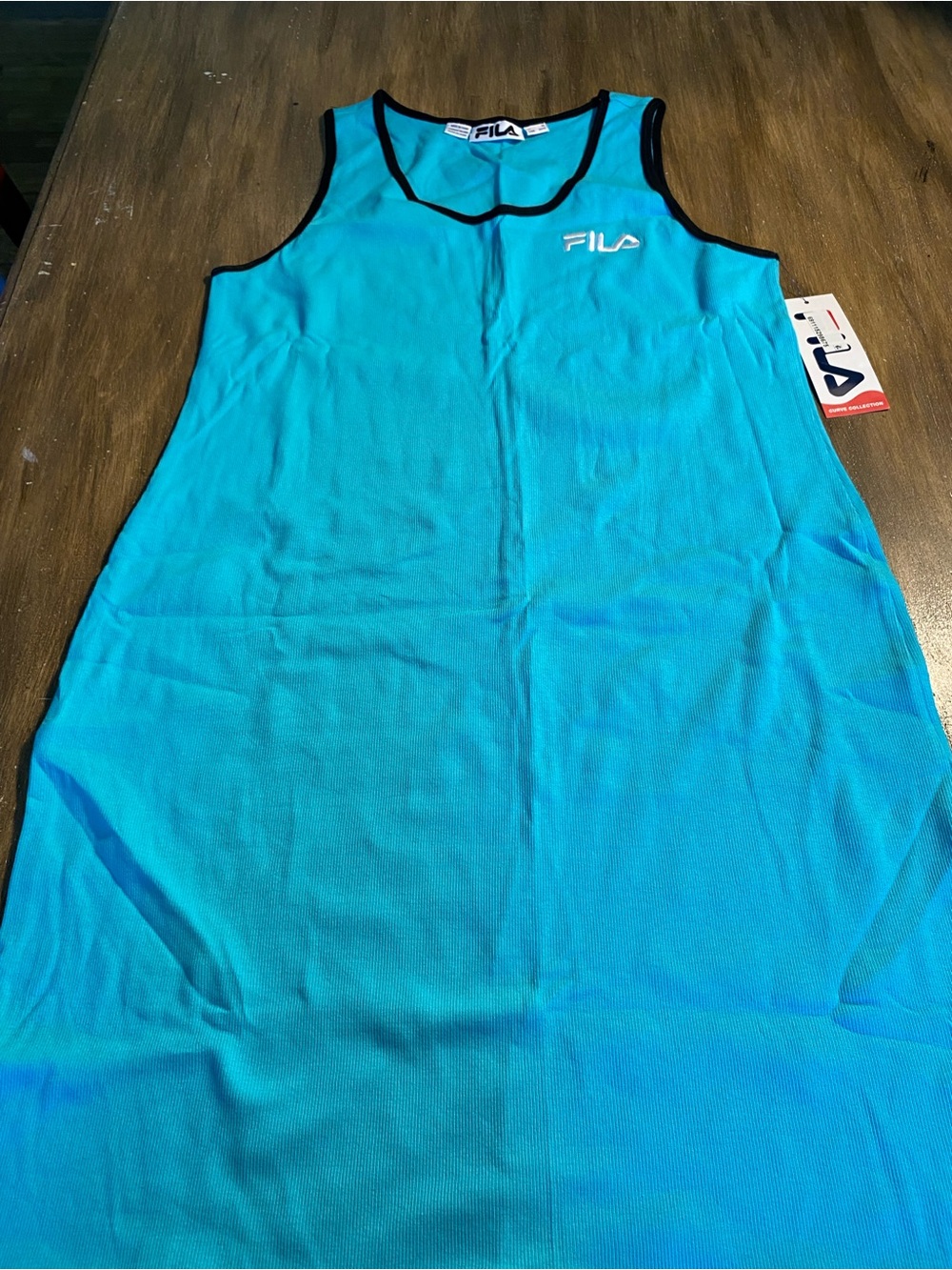 Fila Women’s Turquoise Tank Tennis Dress Size 1x NWT